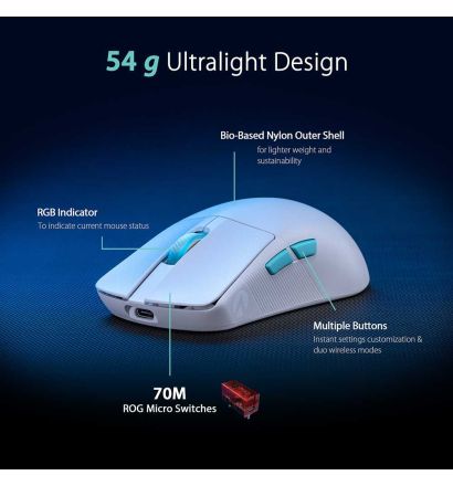 ASUS P713 - ROG Harpe Ace Aim Lab Edition Mouse WL