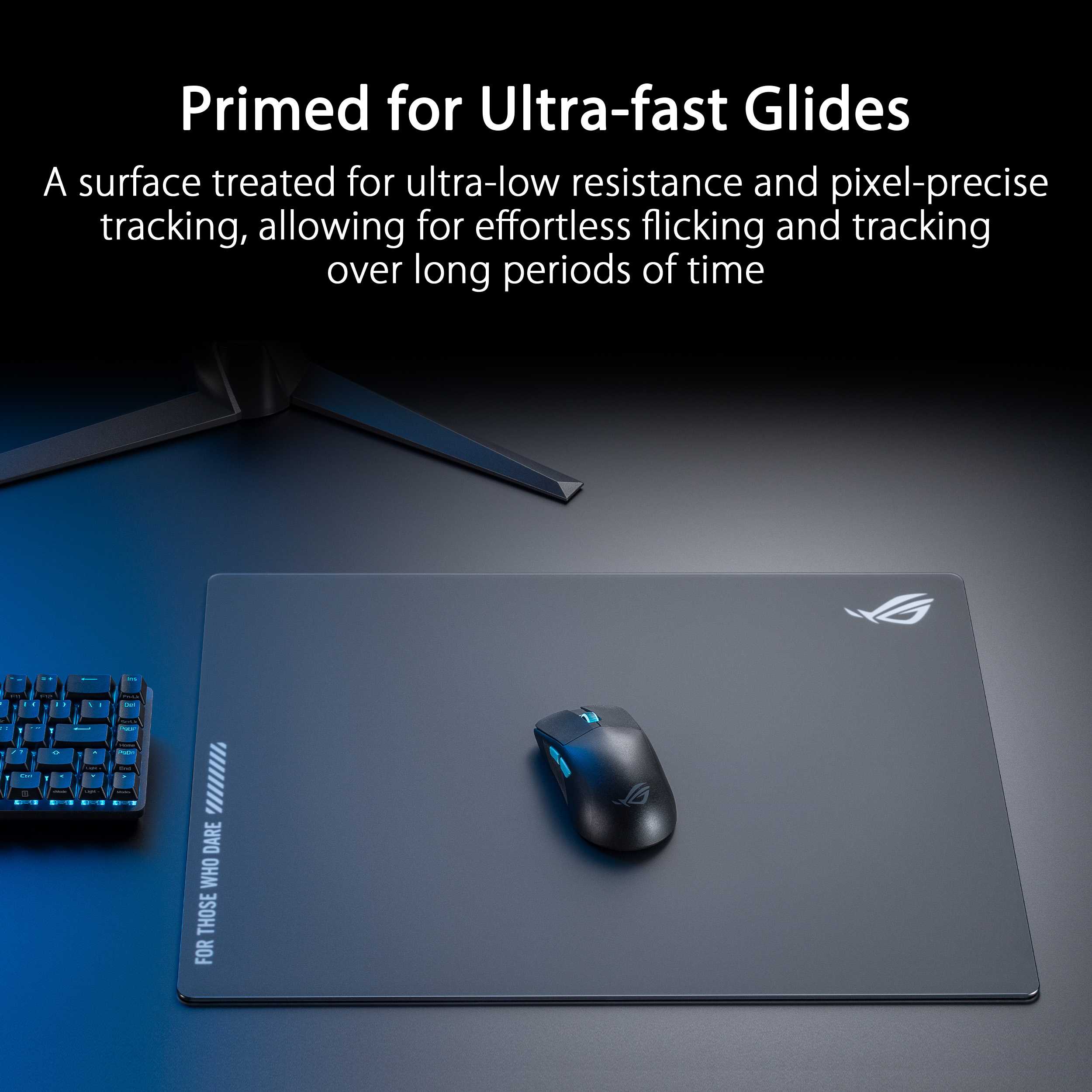 ASUS ROG Moonstone Ace L Gaming Mousepad (Black)