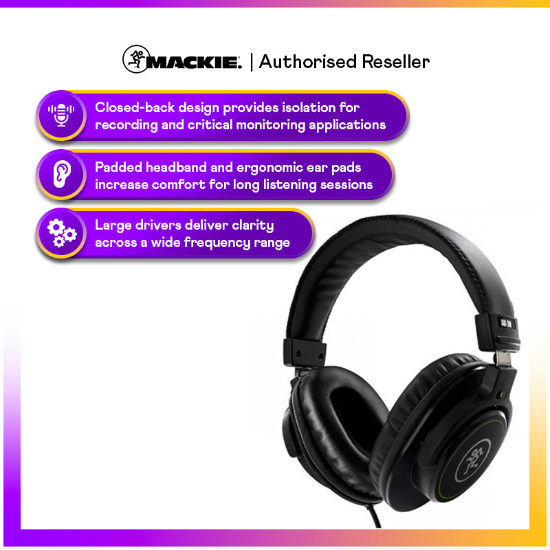 Mackie MC-100 Professional Closed-Back Headphones