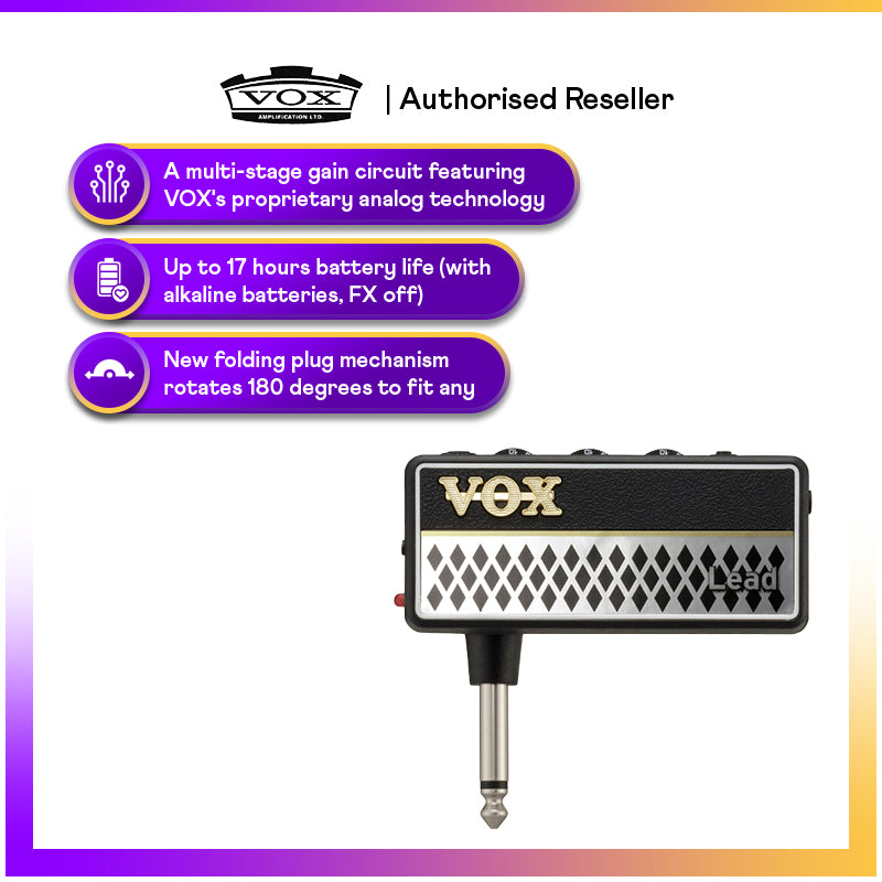 Vox amPlug 2 Lead Headphone Guitar Amp