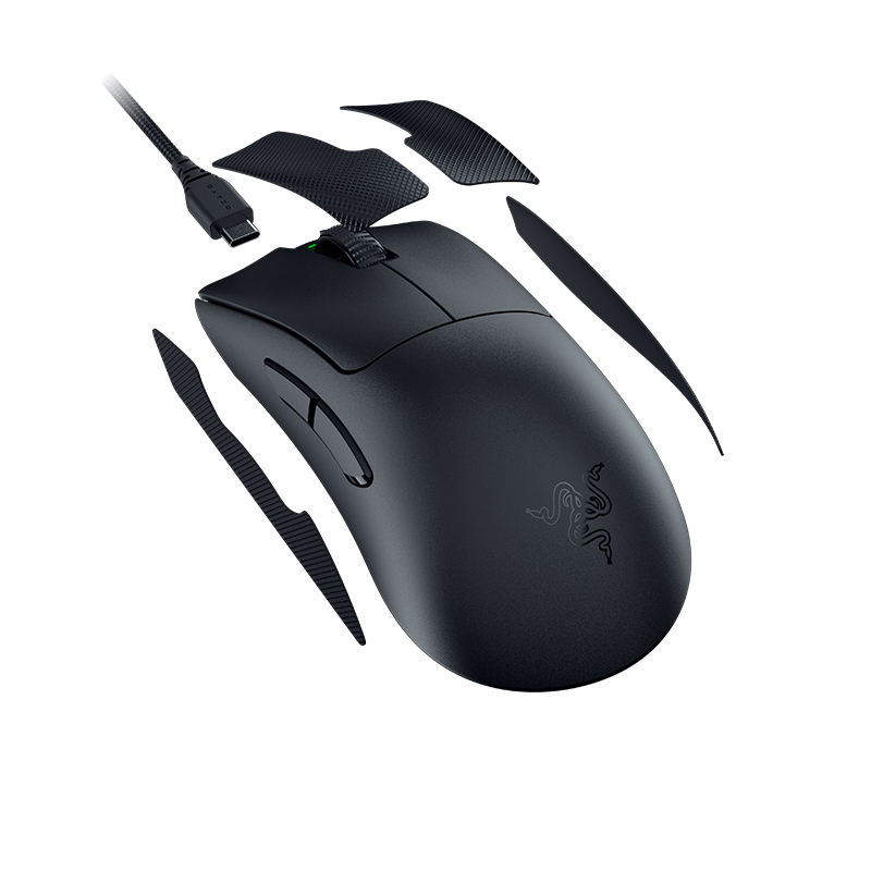 Razer DeathAdder V3 Pro - Black - Classic Base - 1000 Hz