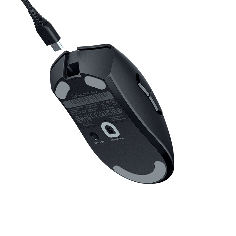 Razer DeathAdder V3 Pro - Black - Classic Base - 1000 Hz