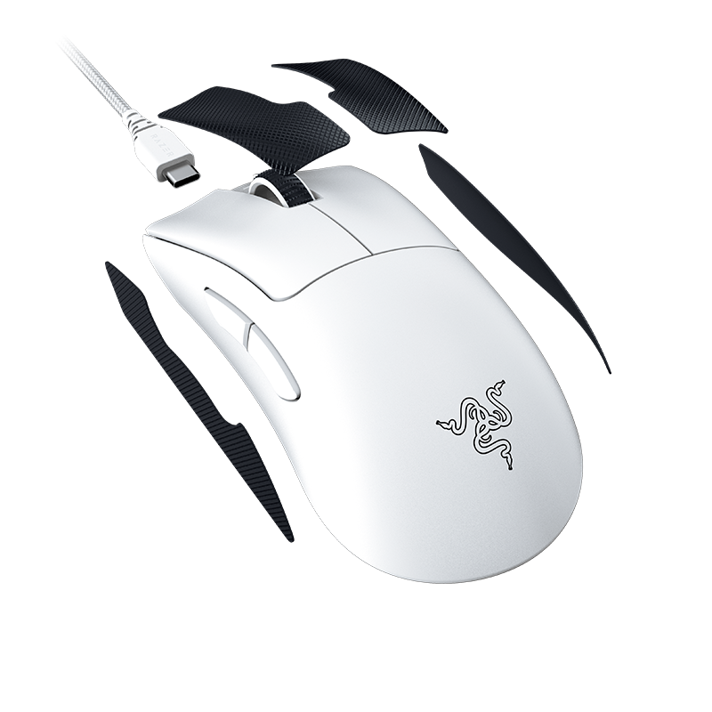 Razer DeathAdder V3 Pro - White - Classic Base - 1000 Hz