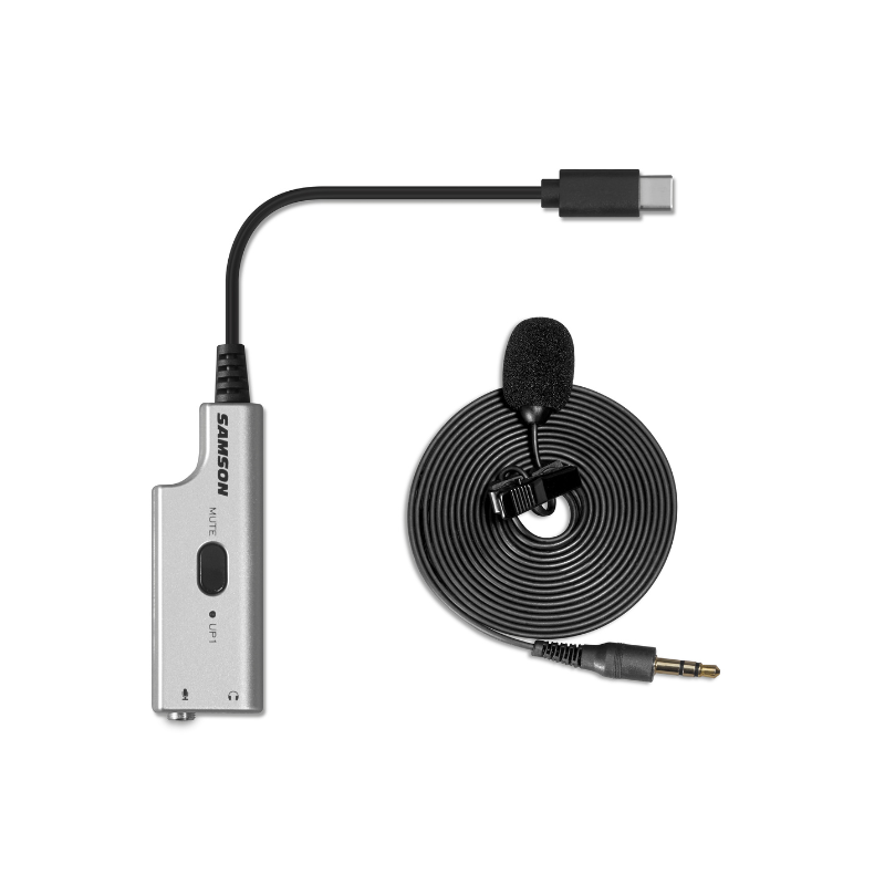 Samson LMU1 Broadcast Lavalier Microphone Bundle (LM8 mic+UP1 adapter)