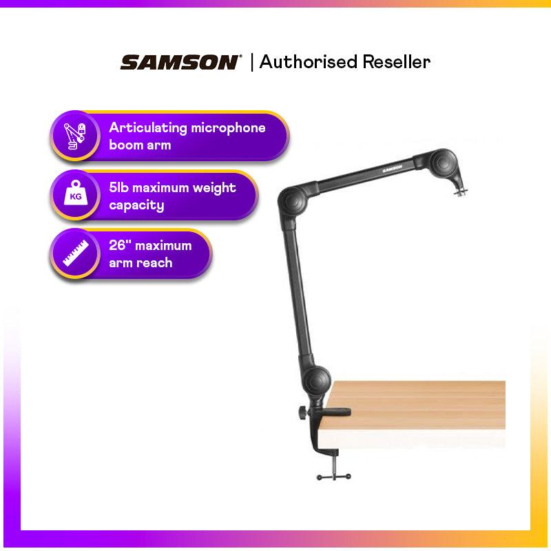 Samson MBA26 Microphone Boom Arm Stand