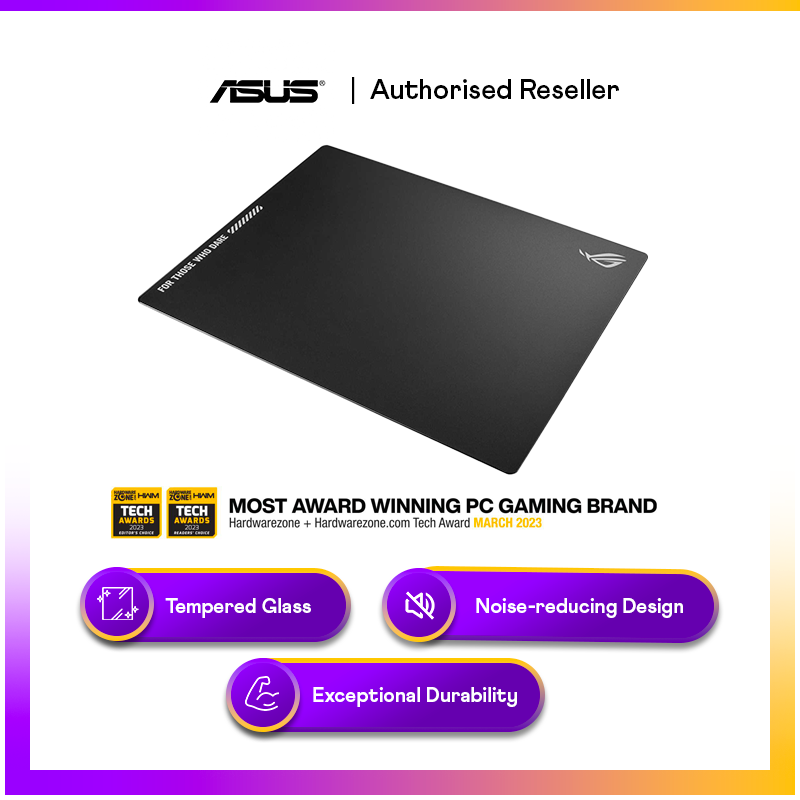 ASUS ROG Moonstone Ace L Gaming Mousepad (Black)