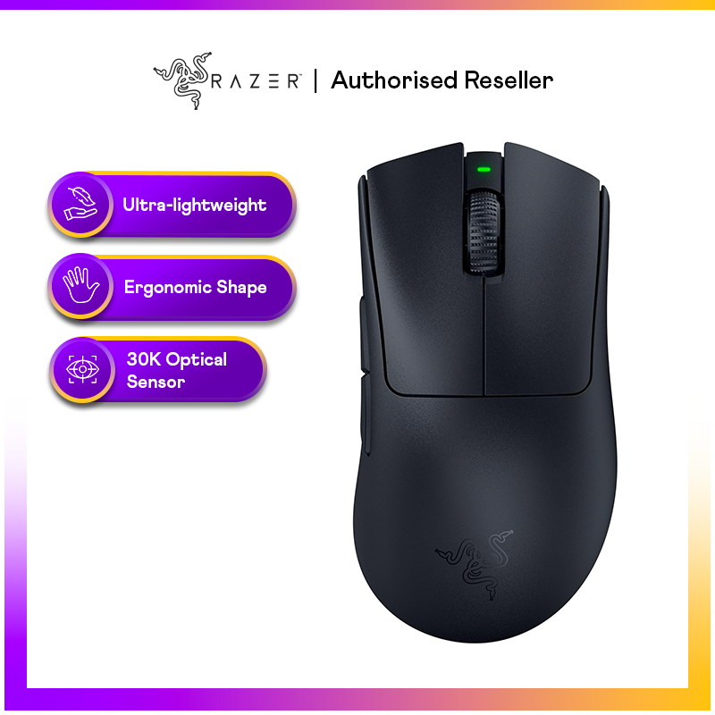 Razer DeathAdder V3 Pro - Black - Classic Base - 1000 Hz