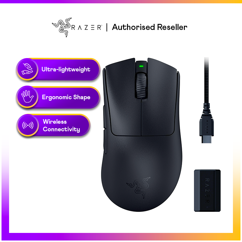 Razer DeathAdder V3 Pro with HyperPolling Wireless Dongle