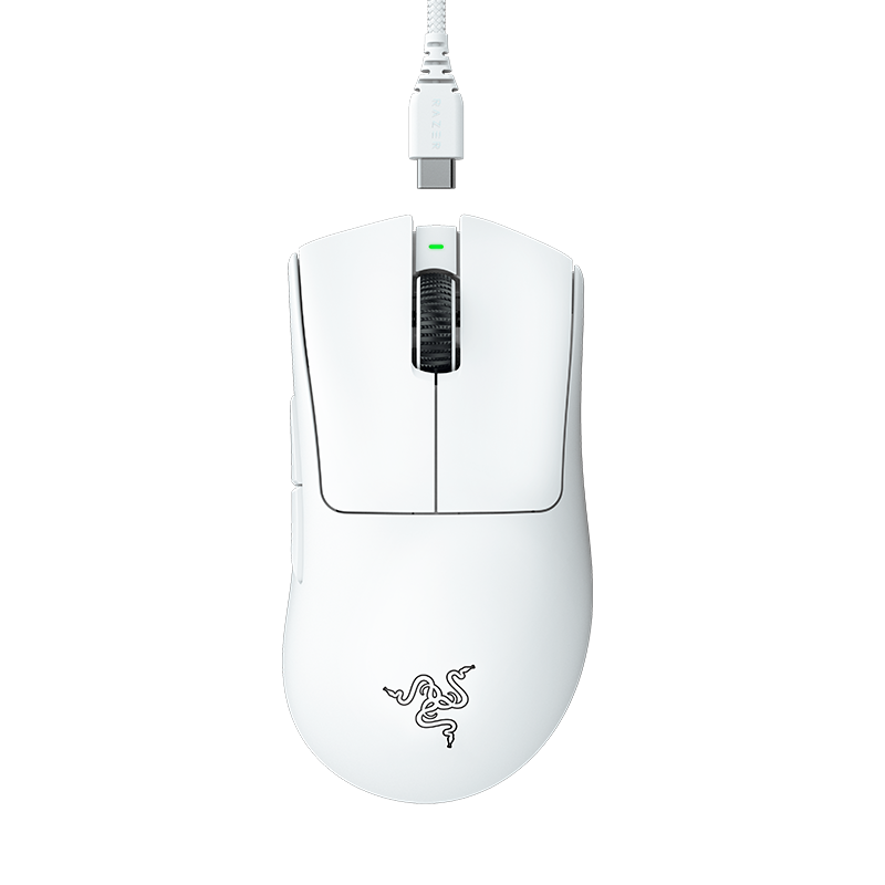 Razer DeathAdder V3 Pro - White - Classic Base - 1000 Hz